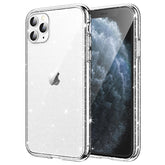JETech Glitter Case for iPhone 11 Pro, 5.8-Inch, Bling Sparkle Shockproof Phone Bumper Cover, Cute Sparkly for Women and Girls (Clear)